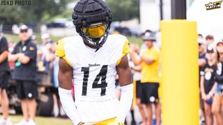 Report: Steelers Finalizing Trade To Send George Pickens To Dallas Cowboys (Steelers News). Photo by Jordan Schofield / SteelerNation (Twitter / X: @JSKO_PHOTO)